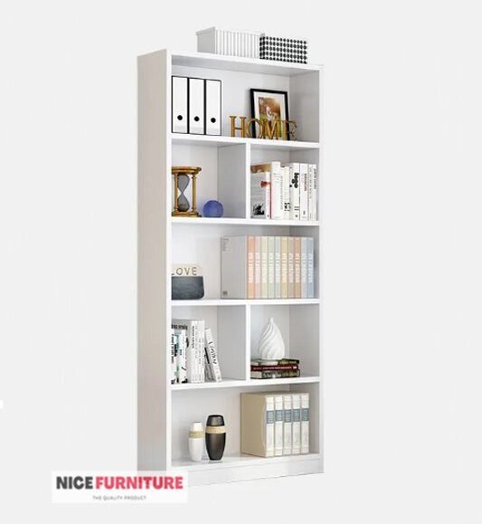 Simple Design Bookcase Display Rack, Modern Library
