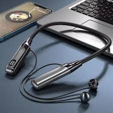 D61 Long Battery Life Wireless Neckband Bluetooth Headset with Digital Display — ছবি ৪
