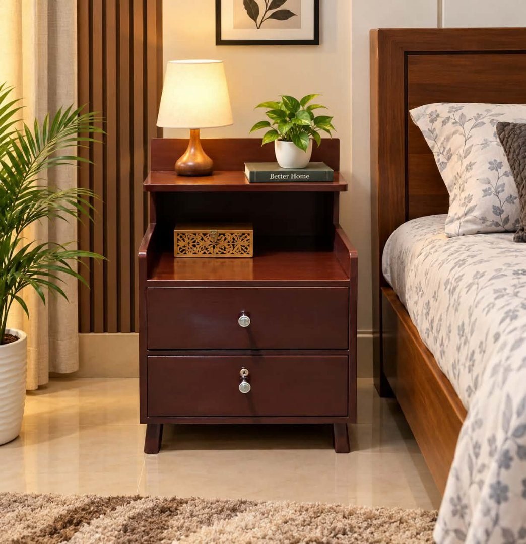 Wooden Stylish Bedside Table For Your Home