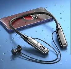 D61 Long Battery Life Wireless Neckband Bluetooth Headset with Digital Display — ছবি ২