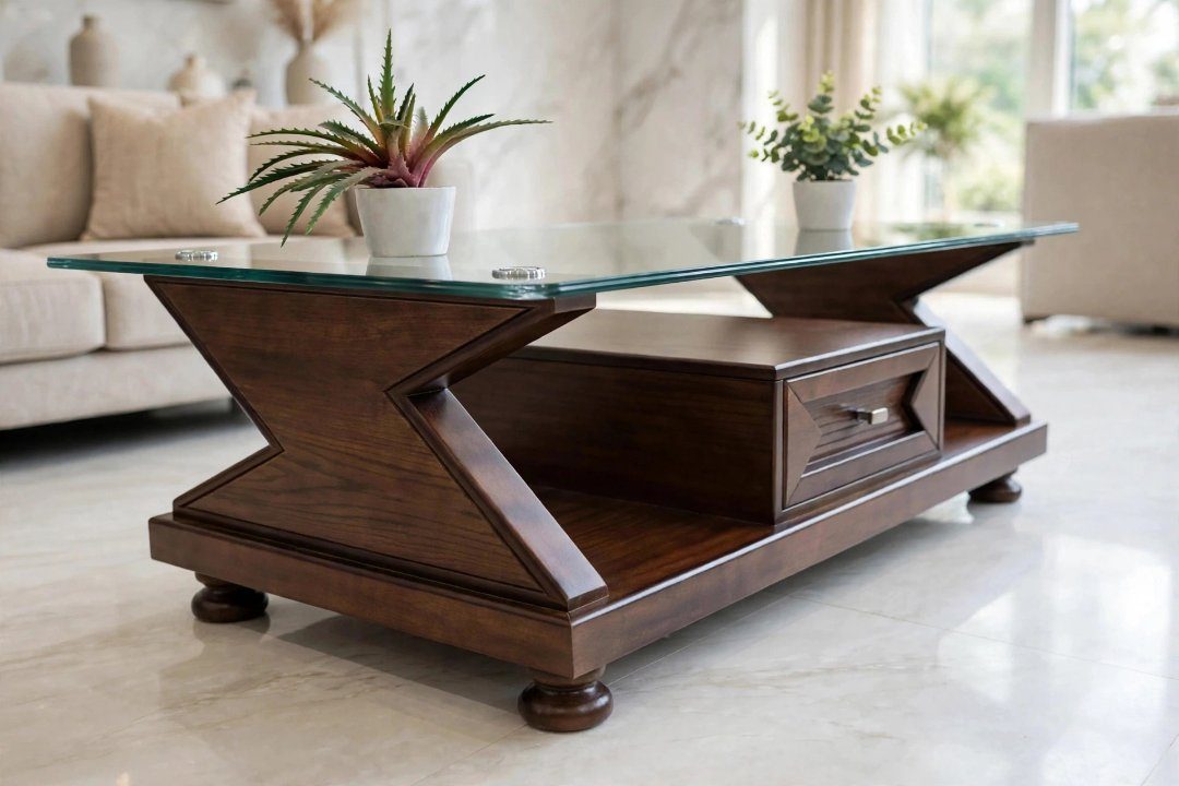 Elite glassy centre table — ছবি ৪