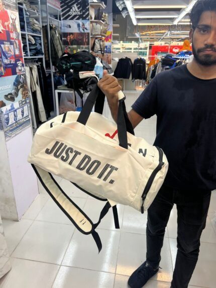 just do it gymbag 3208 white