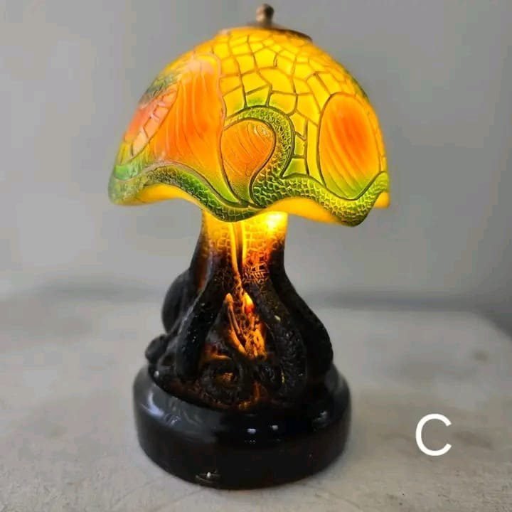 Corner Table Lamp Mushroom