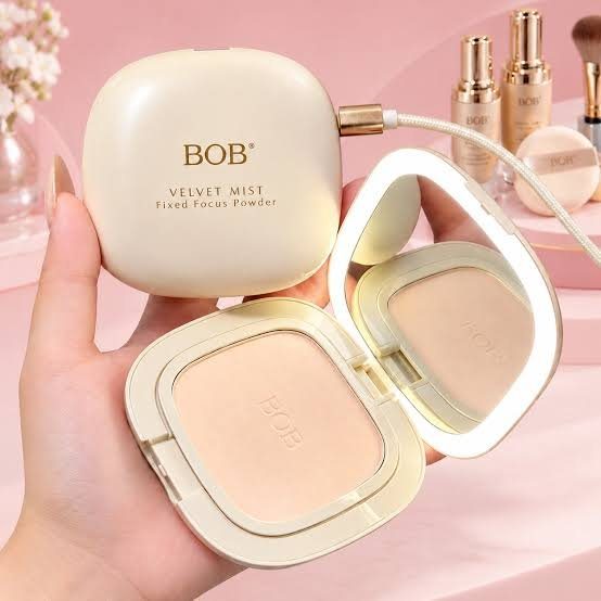 ✨ Premium Finish, মাত্র ৳৪৯৯! 🔥 | BOB Velvet Mist Powder 🤍 — ছবি ৫