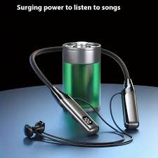 D61 Long Battery Life Wireless Neckband Bluetooth Headset with Digital Display — ছবি ৫