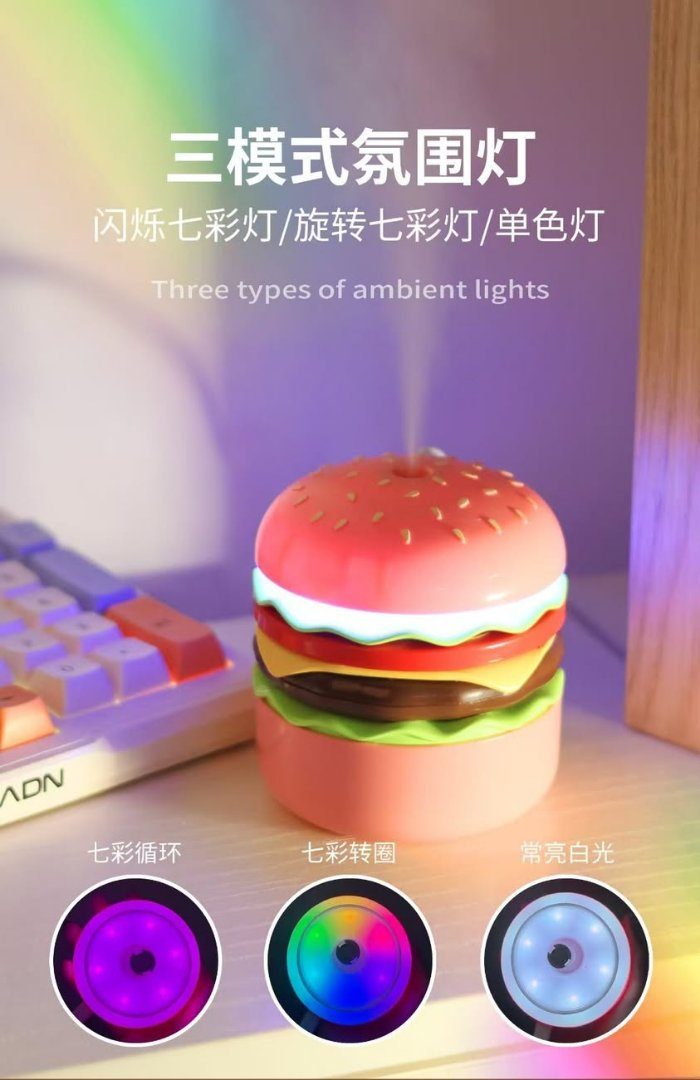3-in-1 Burger Mini Humidifier