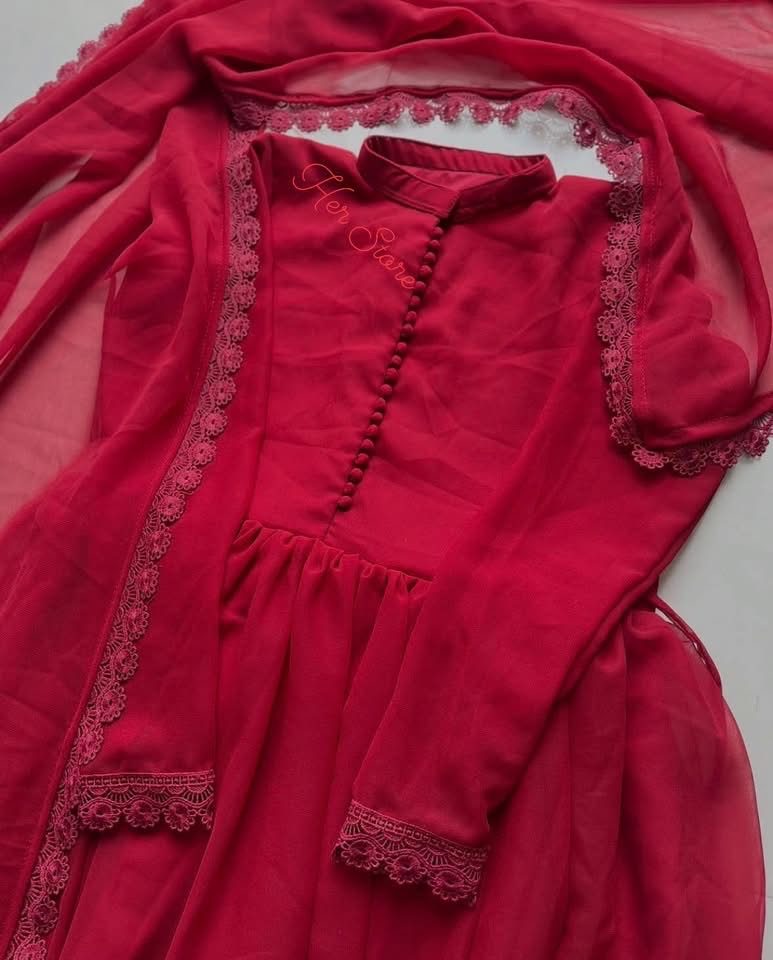 Beautiful Red Anarkali ❣️✨ — photo 3