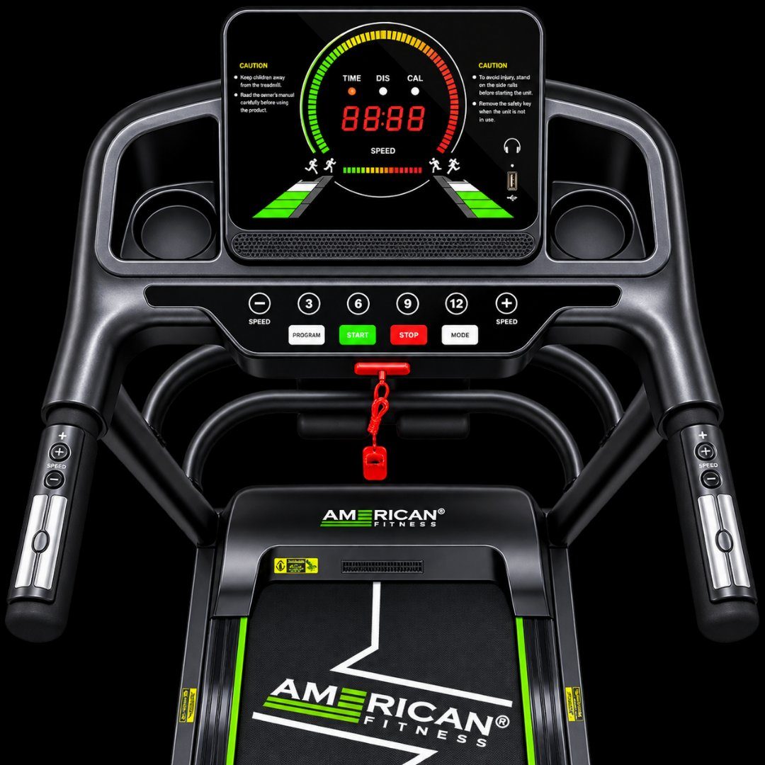 AMERICAN FITNESS PREMIUM 20 DC PRO MULTIFUNCTIONAL MOTORIZED TREADMILL — ছবি ২