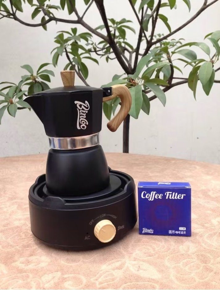 Bincoo Electric Moka Pot Set। সকালের অলসতা দূর — ছবি ২