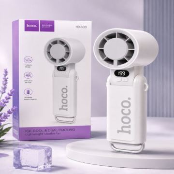🌬️❄️ গরমে আর কষ্ট নয়! এবার সঙ্গে রাখুন HOCO HX603 Ice-Cool Foldable Fan! 😍💙 — Kreta Shop BD