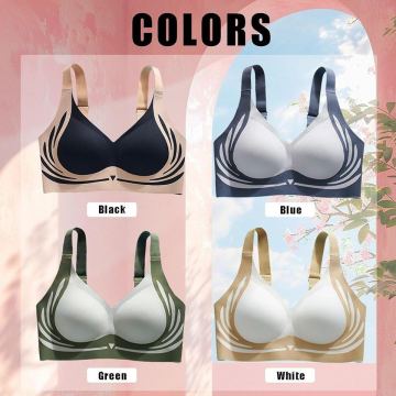 Soft Comfortable Gather Bra — DailyAura