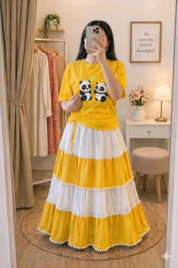 Skirt and Tshirt Set — Bengali fashion