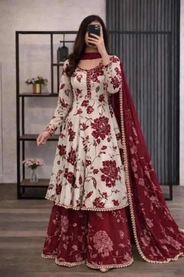 Golap Gown Three Piece — মুহসিন অনলাইন শপ