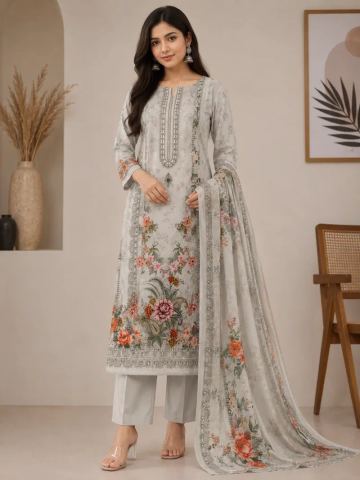 প্রিমিয়াম জমজম সুইচ কটন থ্রি-পিস Category: Unstitched Three Piece Brand: - SKU: 5004 — A&A SHOP BD