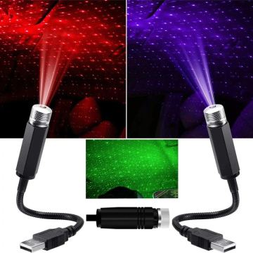 Product Name: 1pcs LED Car Dome Light Galaxy Projector Night Light — বাজার