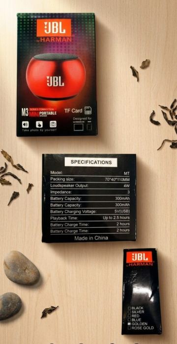 JBL M3 Mini Portable Speaker — Ablim Enterprise