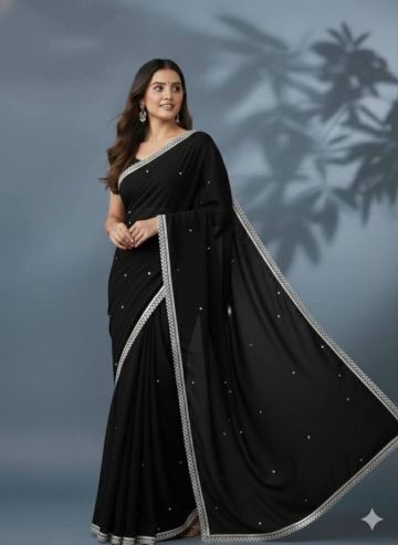 Georgette Sharee with Blouse Piece — Shohan Fashion BD
